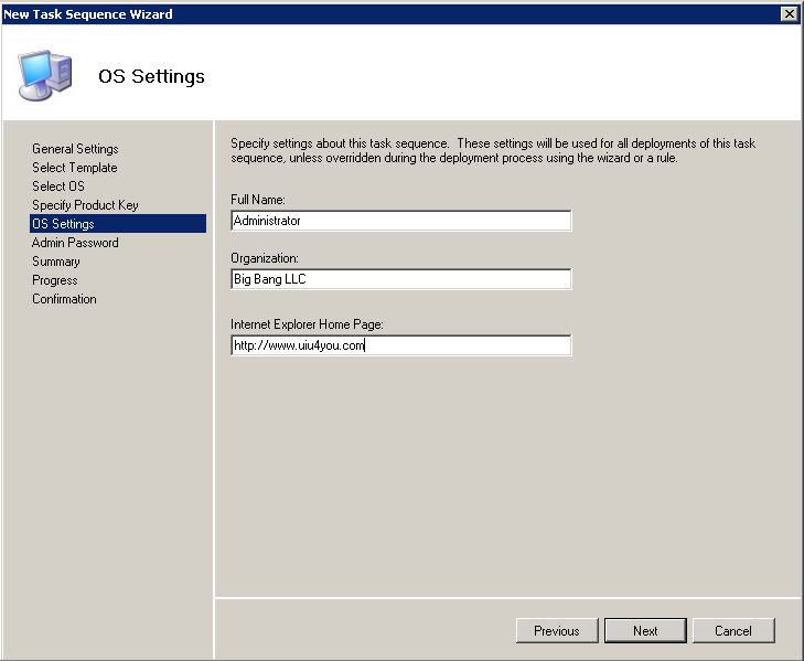 UIU MDT configure settings