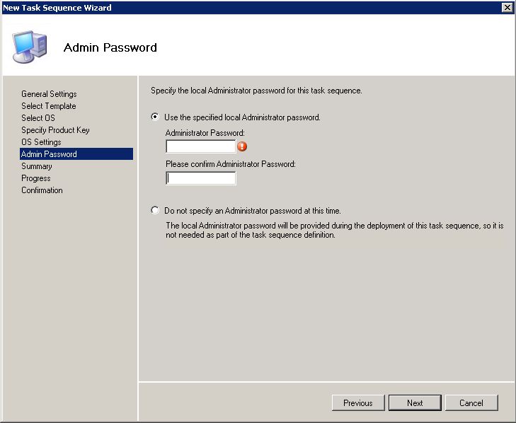 UIU MDT admin password