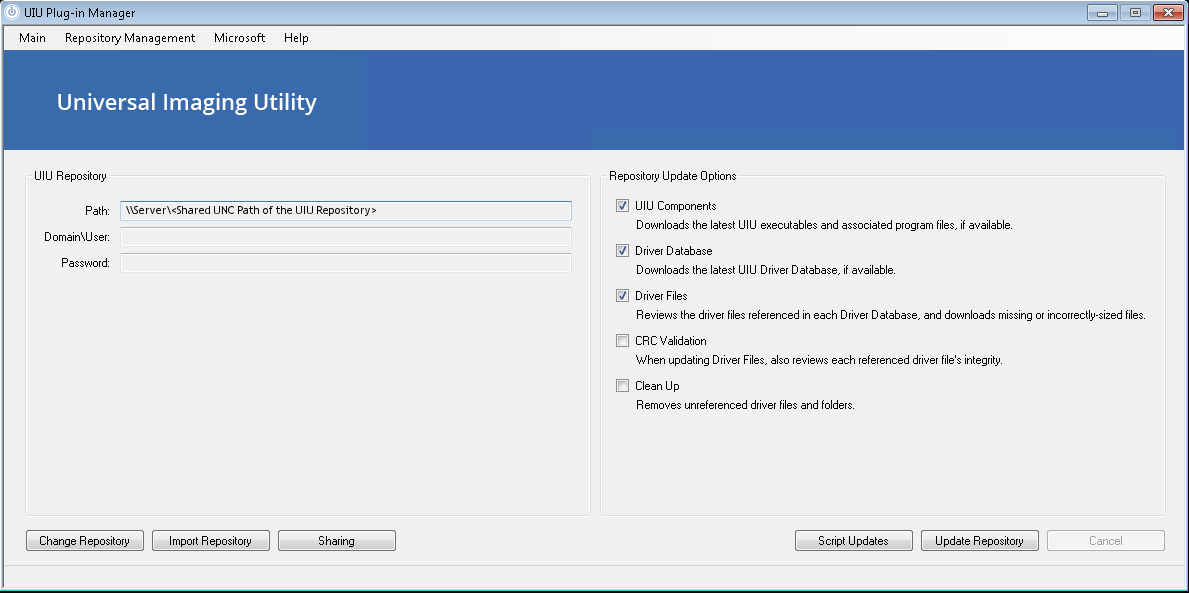 UIUPM Repository Management