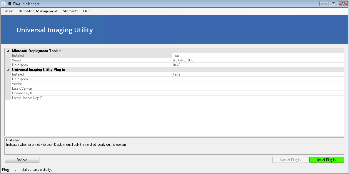 UIUPM MS MDT not Installed