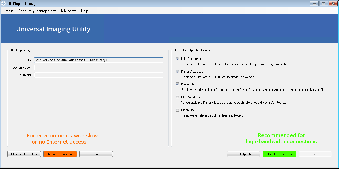 UIUPM Repository Management