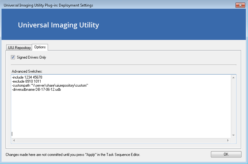 Advanced Arguments MDT