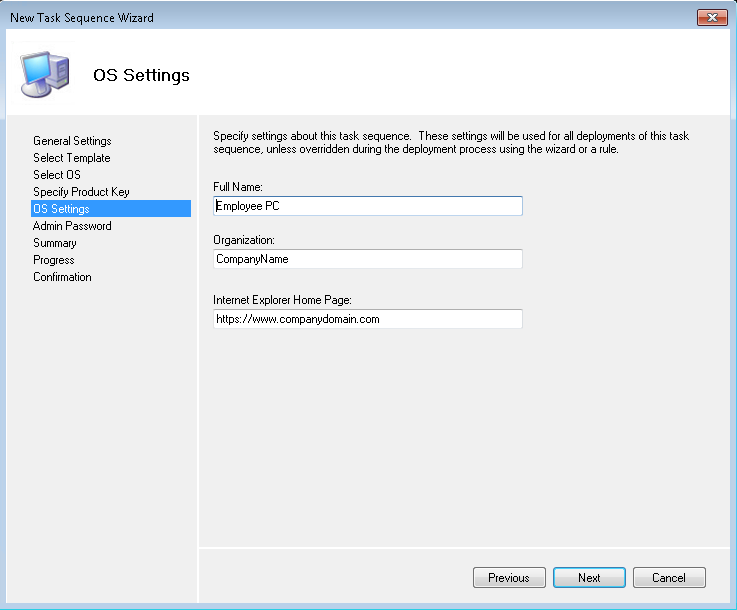 UIU MDT configure settings