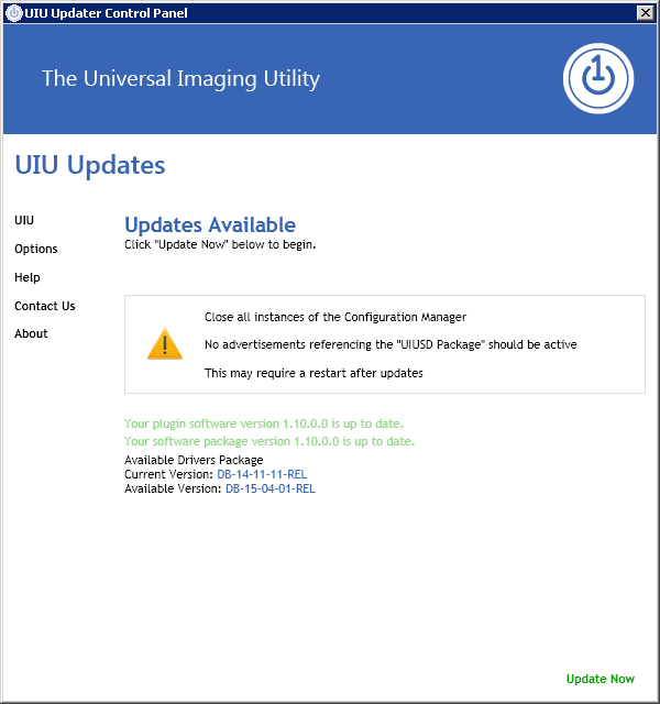 uiu updates available