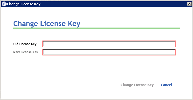 enter license keys