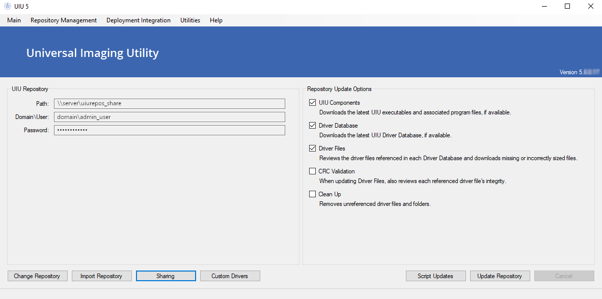 uiu 5 repository location